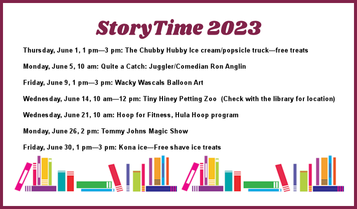 Graphic StoryTime 2023 schedule